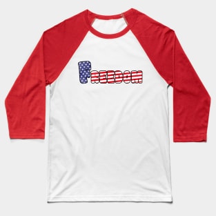 Freedom Flag Baseball T-Shirt